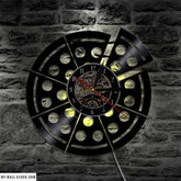Pizza Vinyl Clock My Wall Clock
